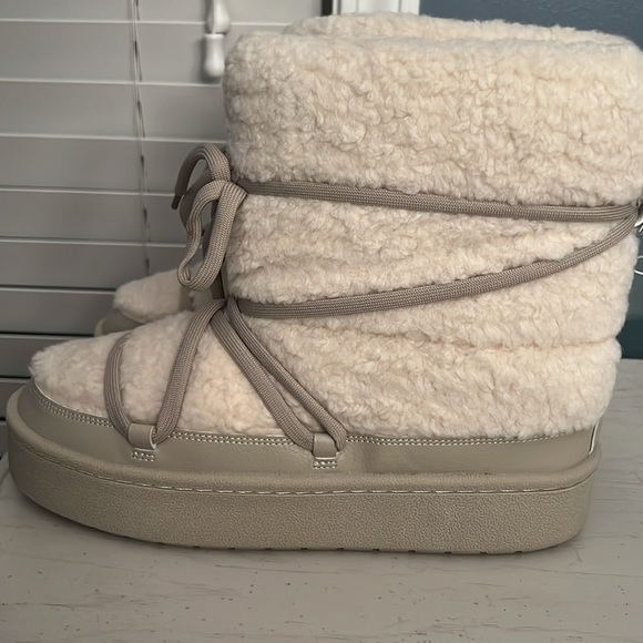 Hm warm lined teddy bear fleece boots - Picture 6 of 12